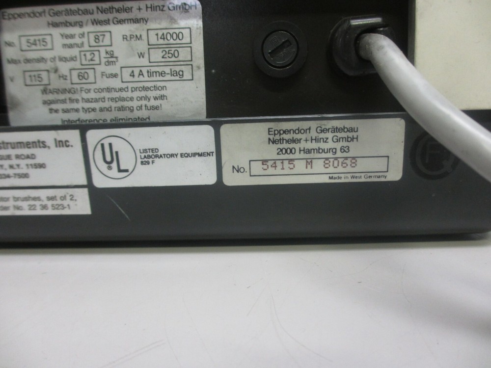 Brinkmann Eppendorf 5415 Centrifuge
