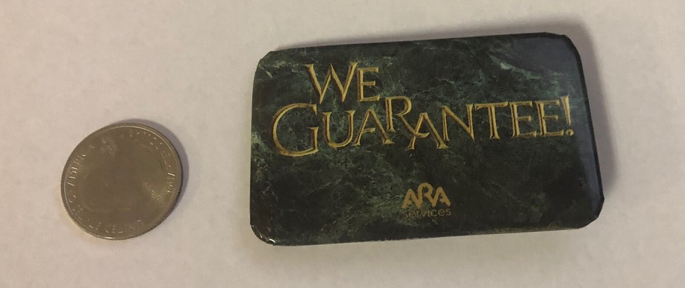 ARA Services - We Guarantee! Button Pin