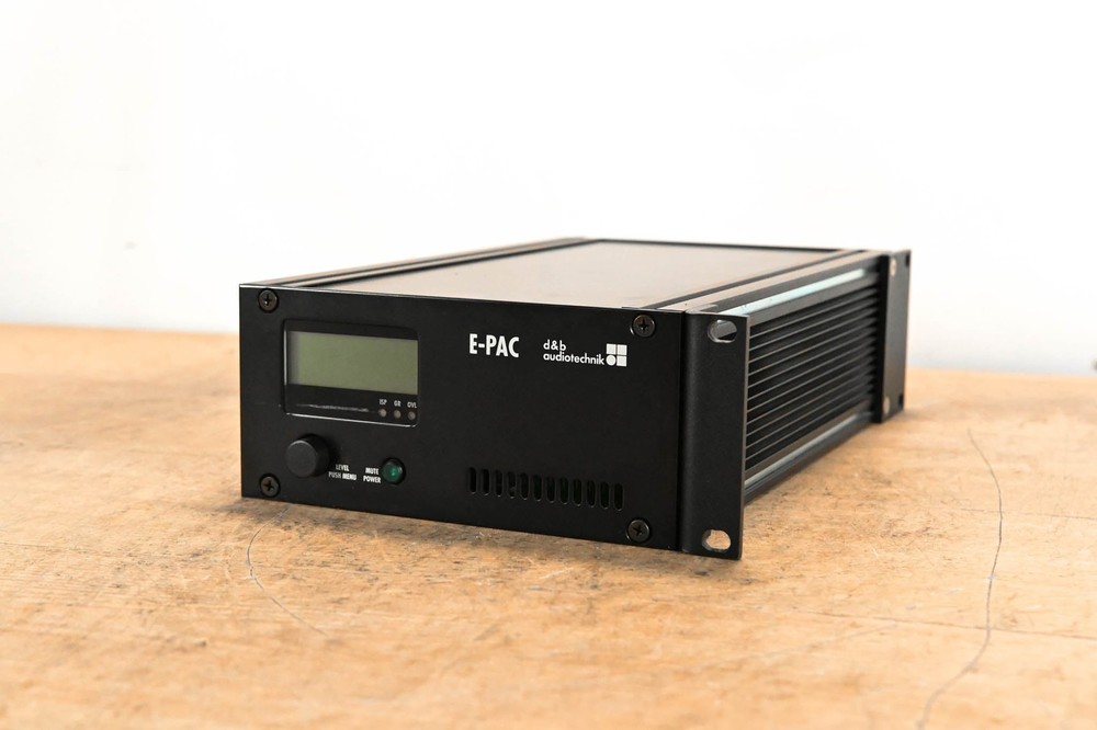 d&b audiotechnik E-PAC Single-Channel Power Amplifier Controller CG01V8Q