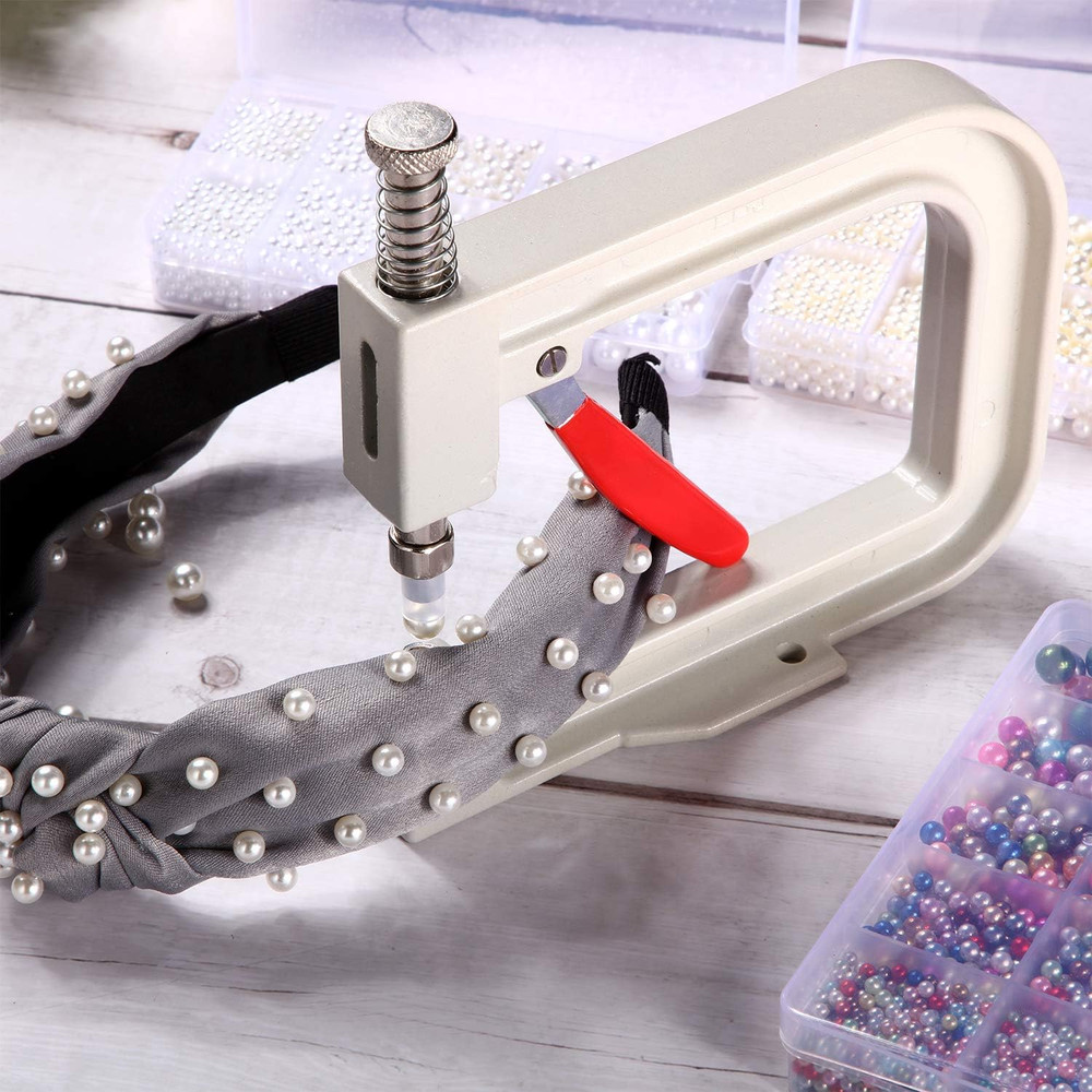 Pearl Setting Machine and Hand Press Pearl Setting Tools, Beads Rivet Fixing Mac