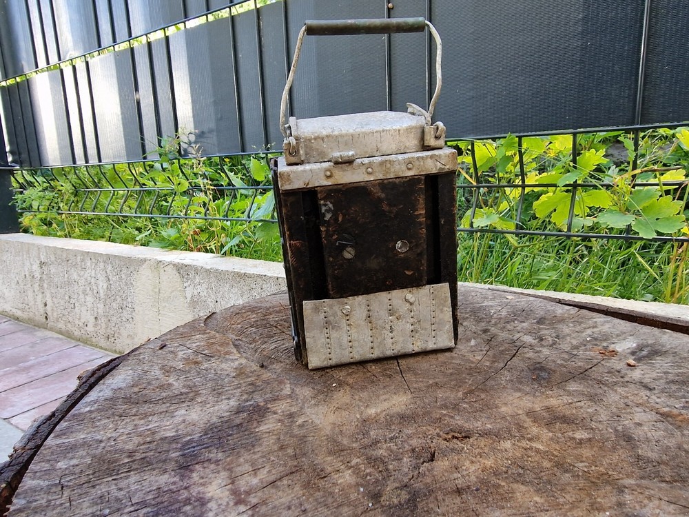 WW2 Original German Carbide Bakelite Lantern From The German Bunker.