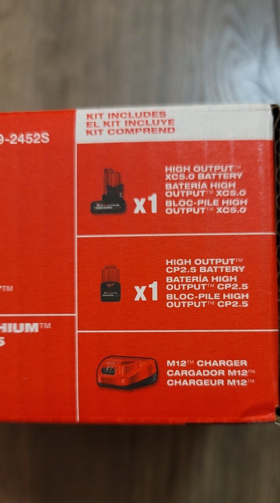 Milwaukee M12 High Output Starter Kit, New.