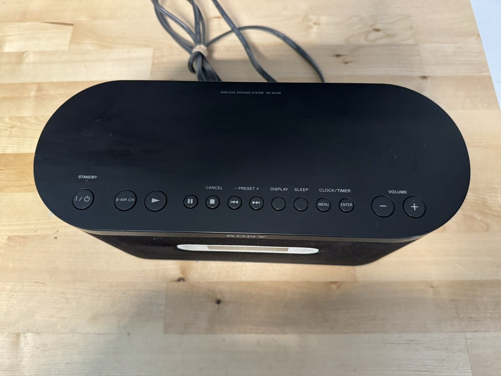 Sony Air-SA15R Wireless Stereo Speaker System Tested Working