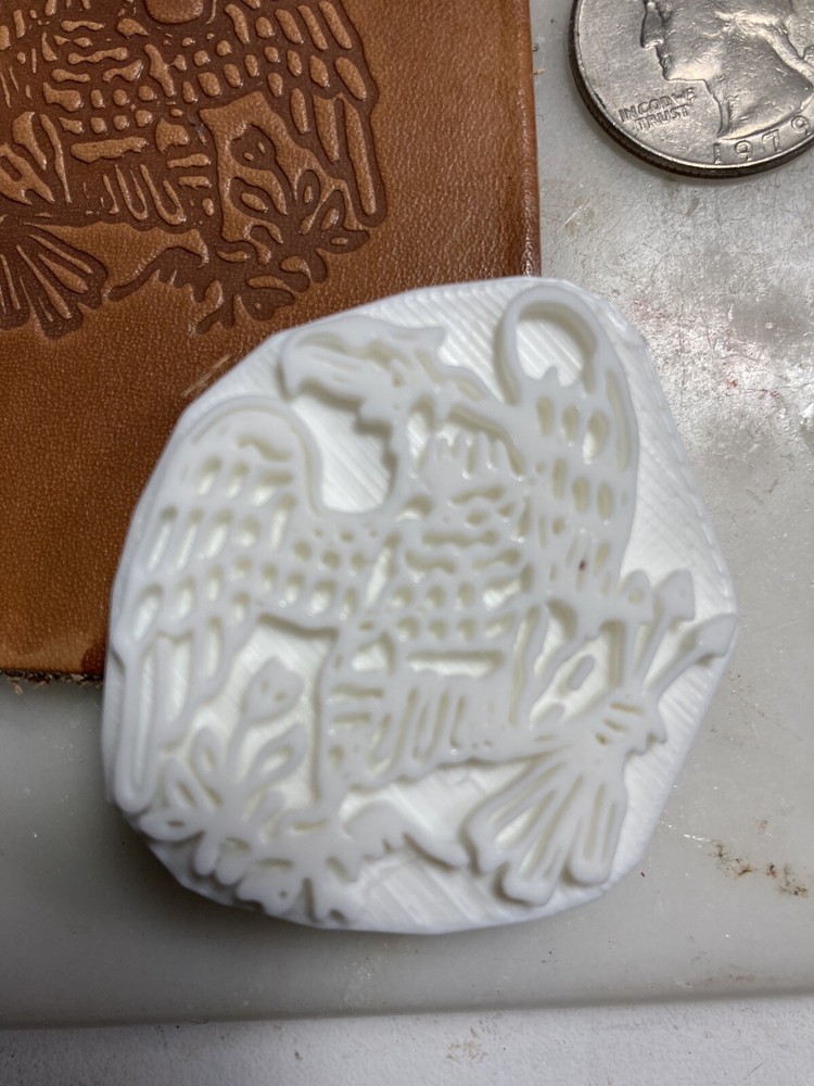 Civil war breastplate multi use 3d printed, embossing, leatherwork stamp