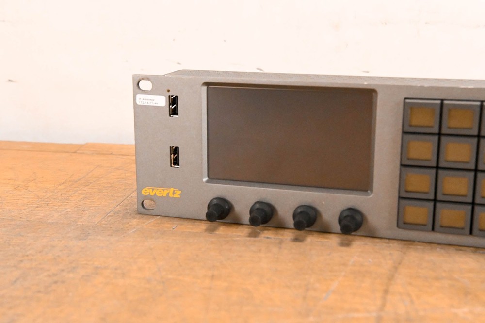 Evertz CP-2232E Advanced System Control Panel w/ 32 LCD Buttons (NO PSU) CG01V7E