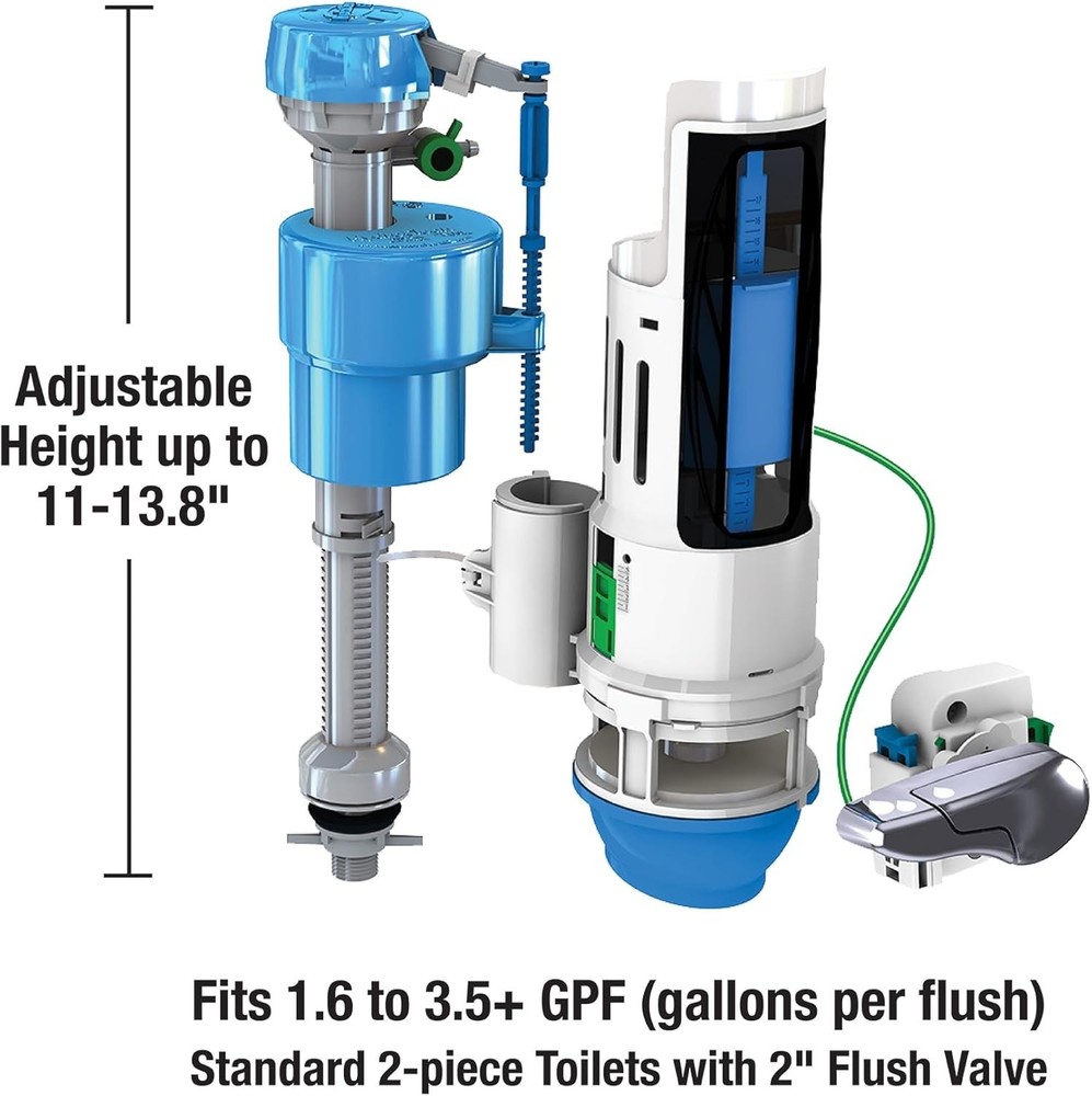 Danco HydroRight Dual Flush Converter Kit - Adjustable and Eco-Friendly Solution