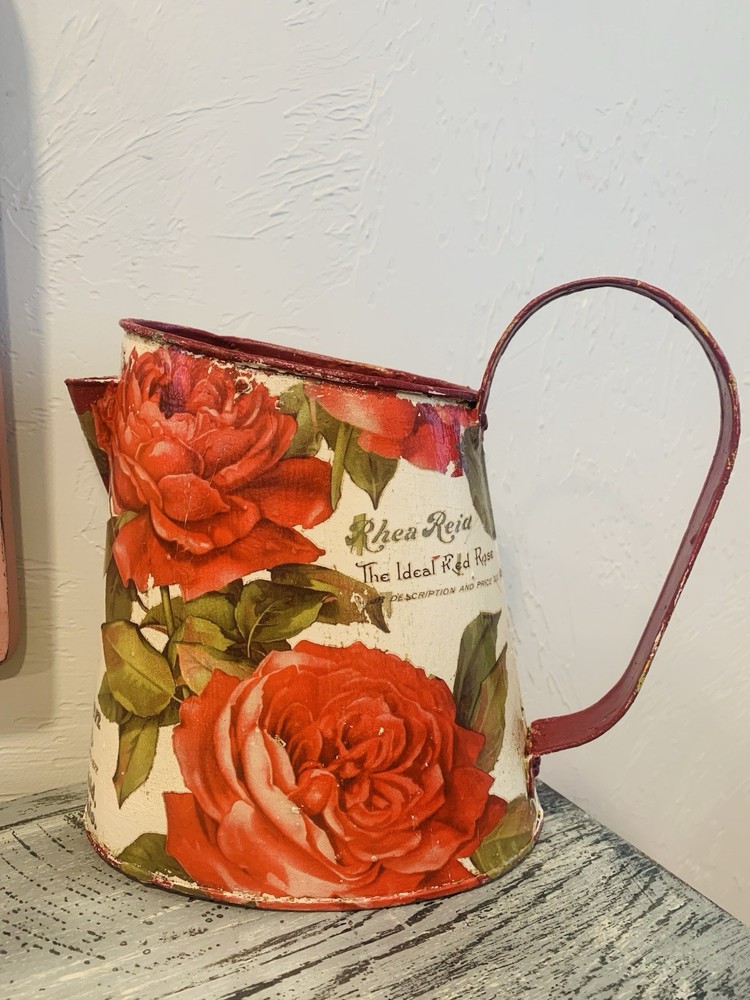 Rose themed  Metal Water Can