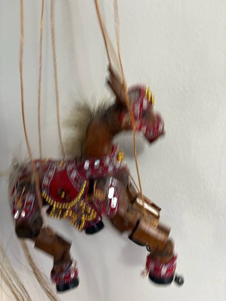 Marionette Horse from Peru Handmade