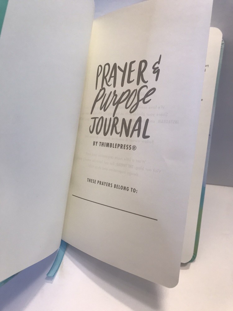 Kristen Ley Pray Journal Notebook with Bookmark