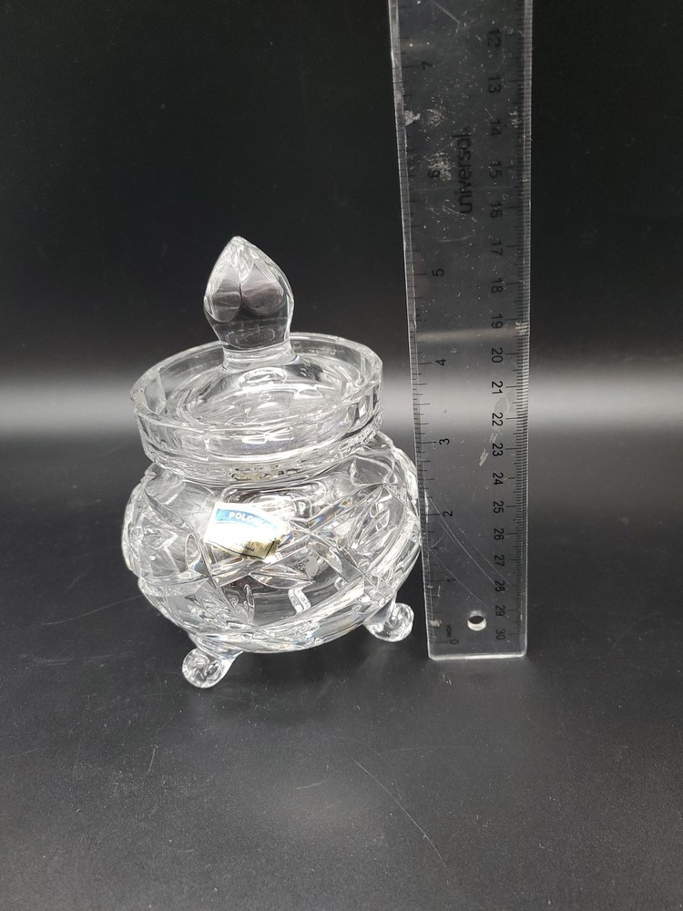 Polonia Crystal Jelly/Jam Jar