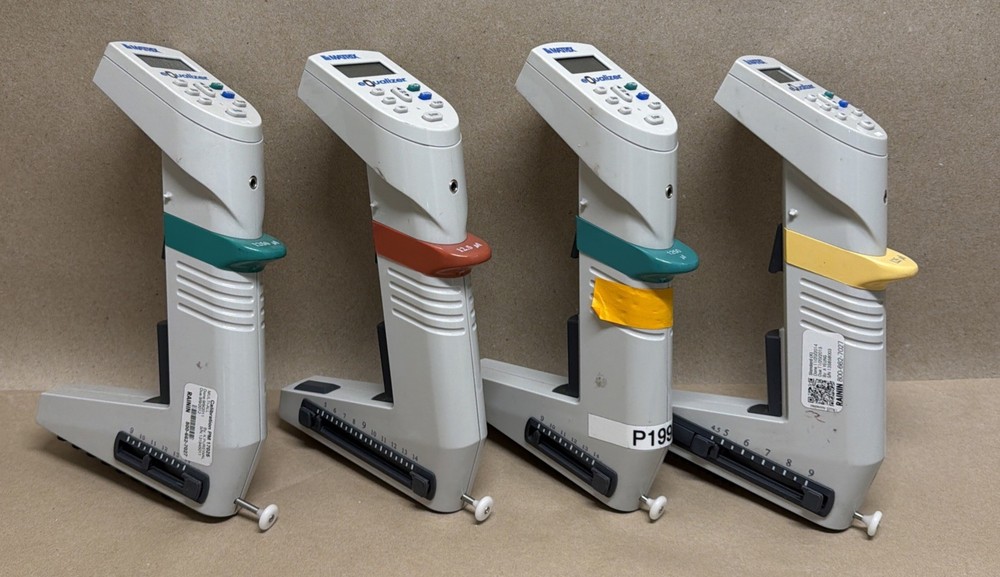 MIXED LOT OF 4 USED MATRIX EQUALIZER MULTICHANNEL PIPETTES