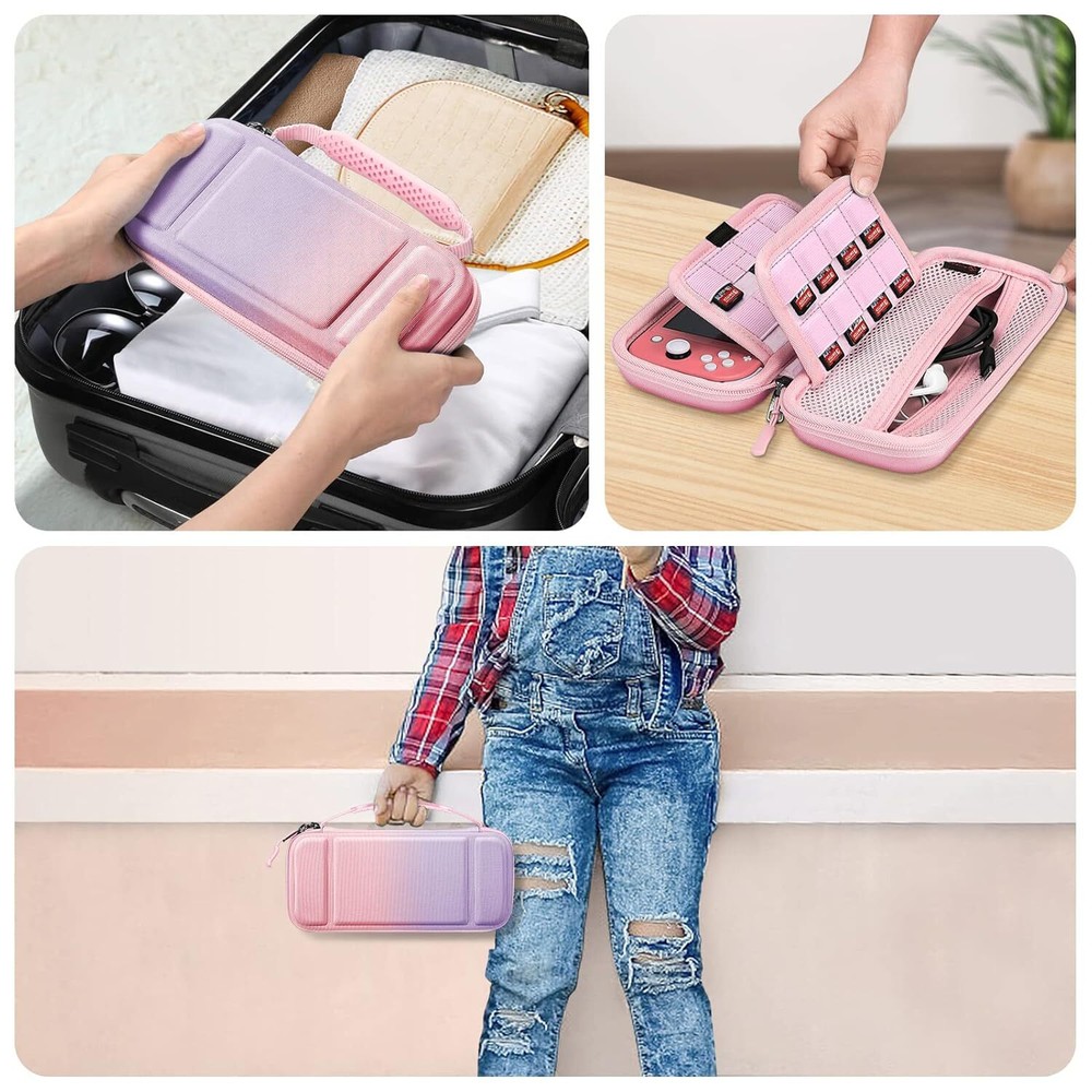 Carrying Case for Nintendo Switch Lite 2019 Hard Shell Protective Cover Bag