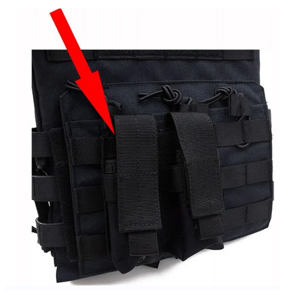Nylon Tactical MOLLE Double Stack Multi-Purpose Pistol Magazine Pouch Mag Holder