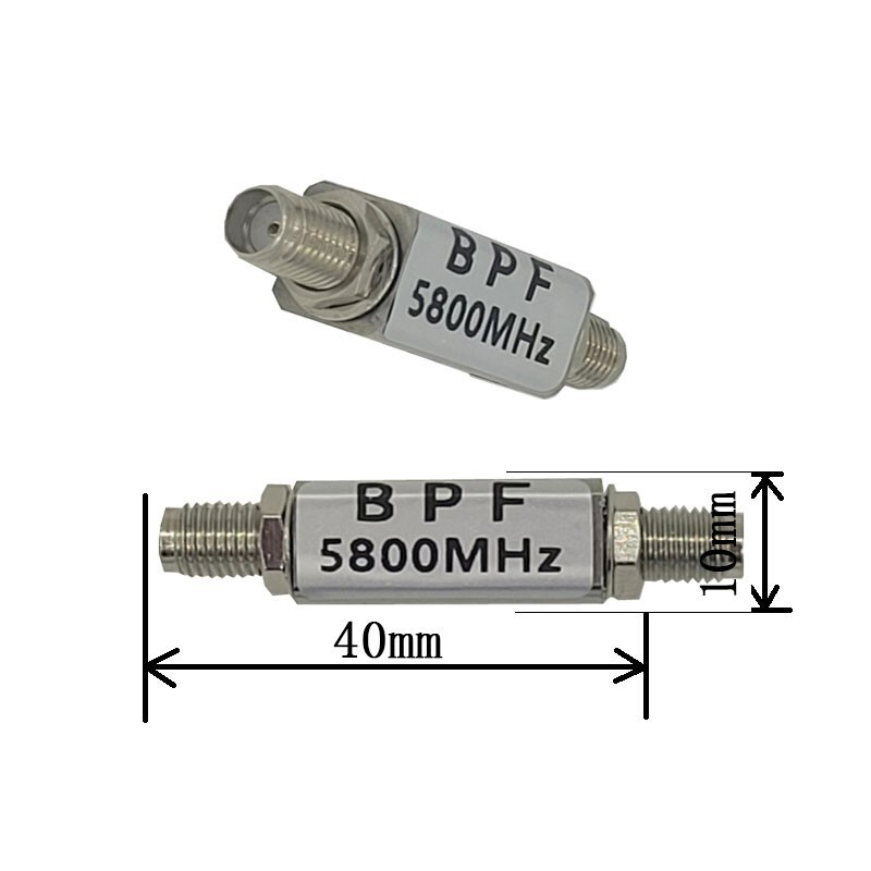 Square Shell 5.8GHz Bandpass Filter Graphic Transmission Remote Control Filter