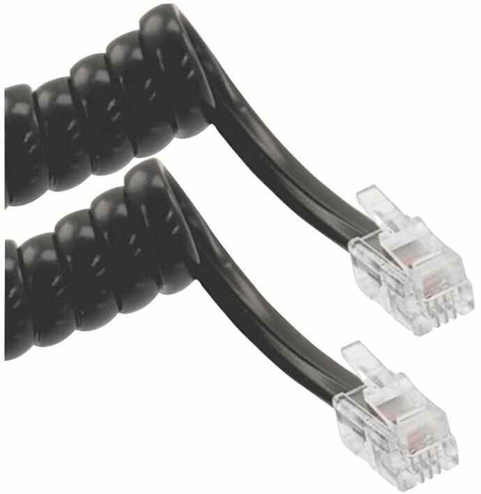 TUK - Black RJ10 Handset Cable