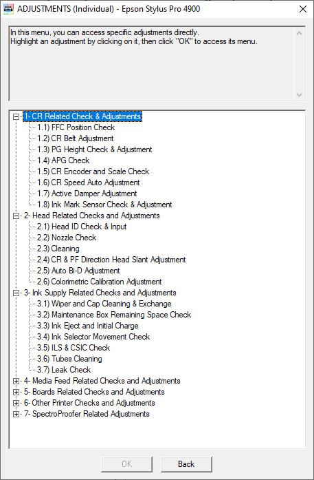 Epson Adjustment service Program ALL Models Stylus Pro SureColor +SM