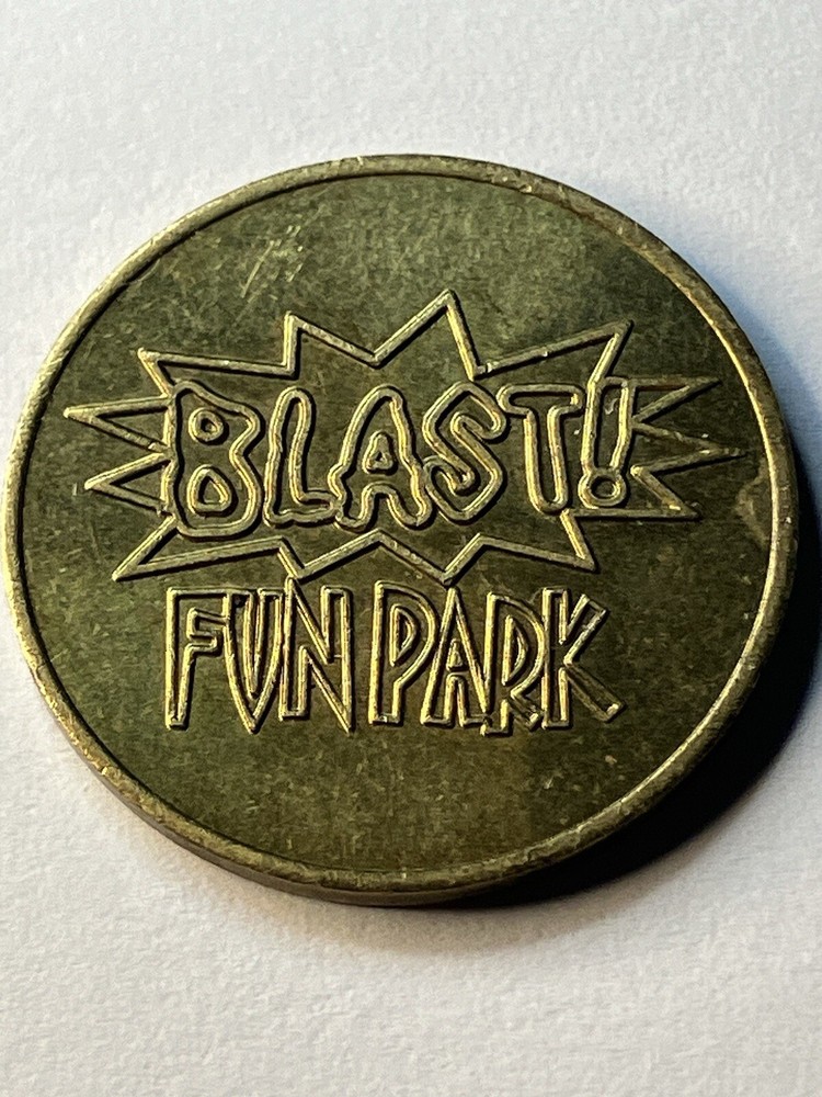 Blast Fun Park Arcade Game Token 22mm #tq1