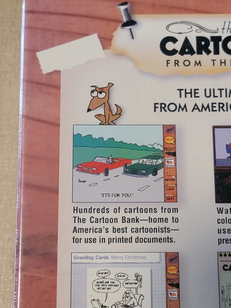 1994 Multimedia Cartoon Studio Bank Kit CD-ROM Software Program New Sealed