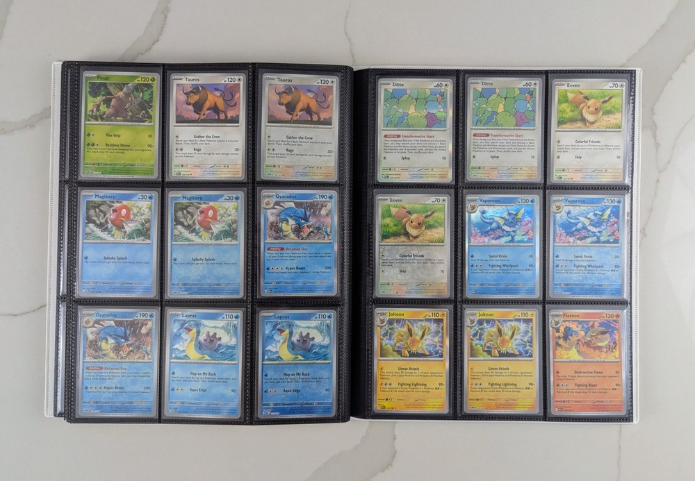 Pokémon 151 Partial Master Set w/ Binder + Promos!