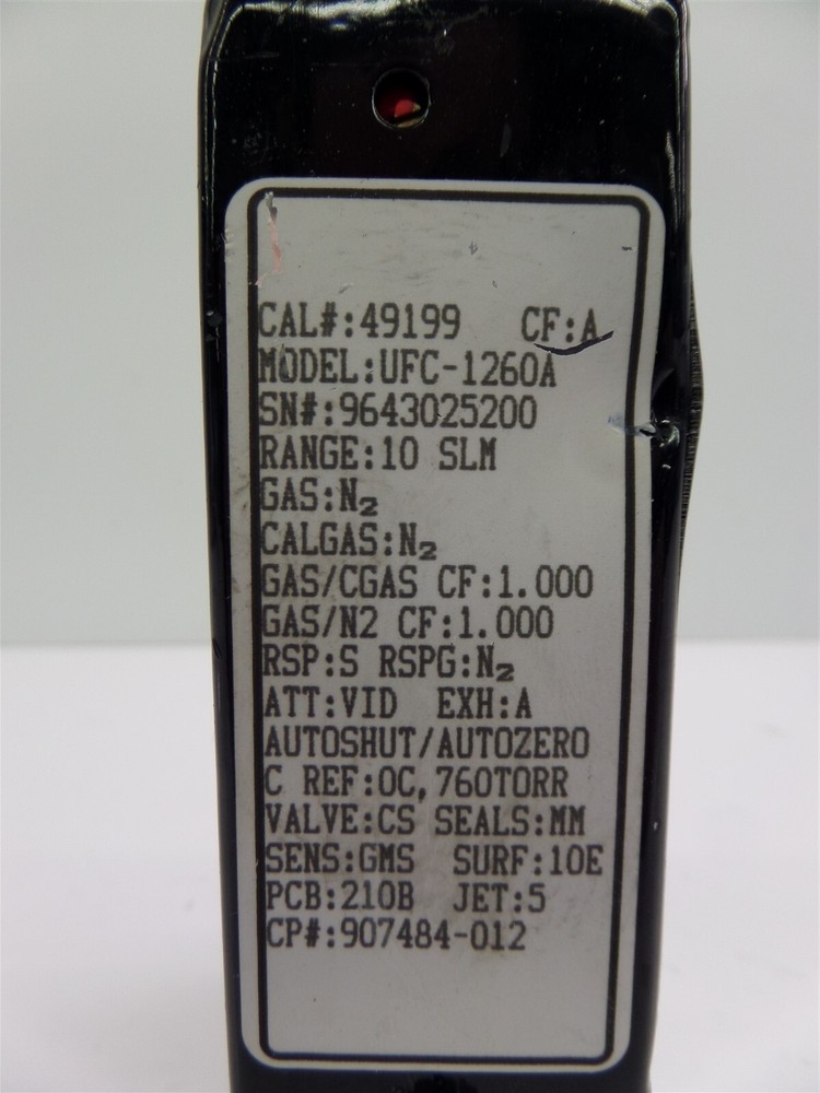 Unit Instruments Inc. UFC-1260A Mass Flow Controller - N2