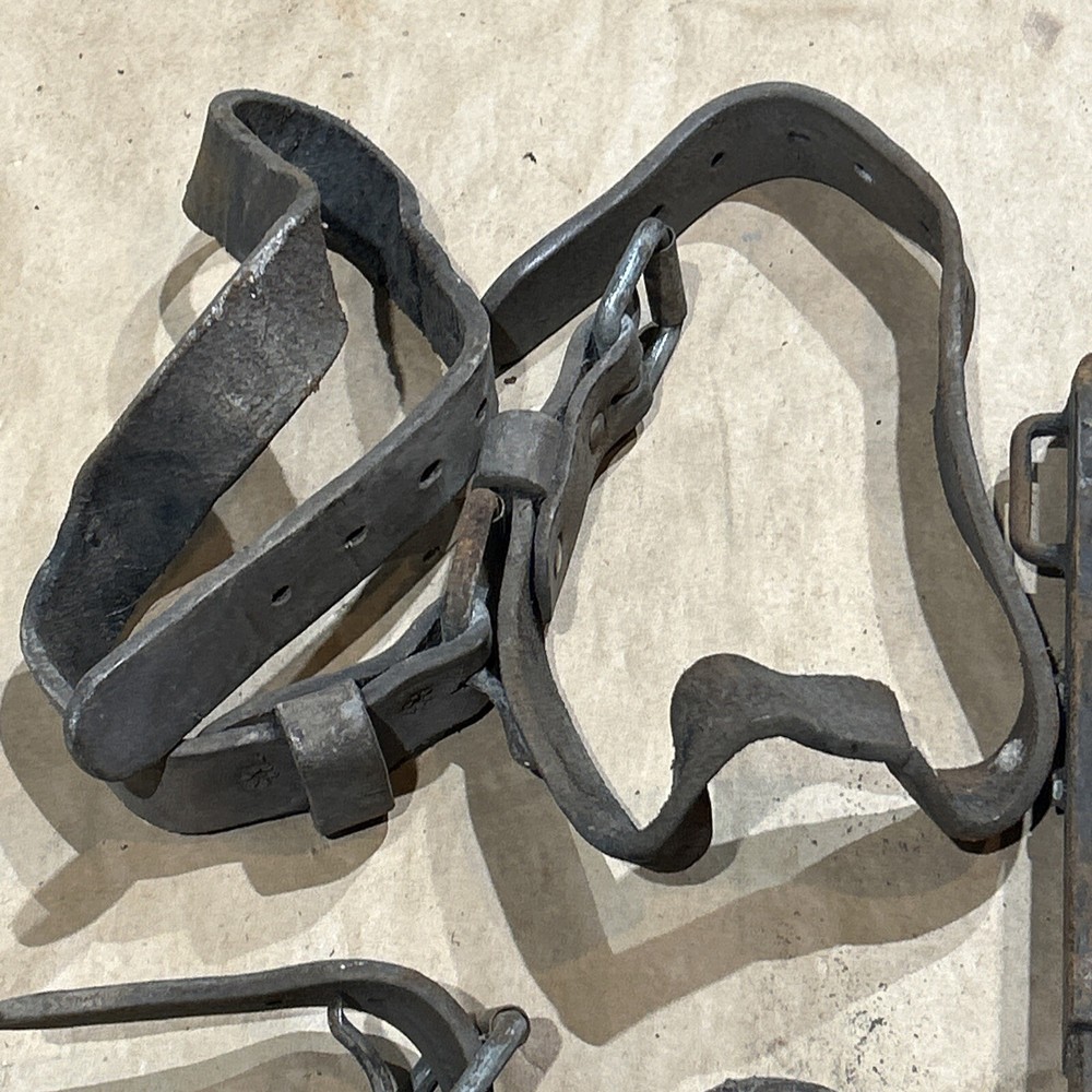 Vintage Spikes Lineman Pole Tree Climbing Gaffs