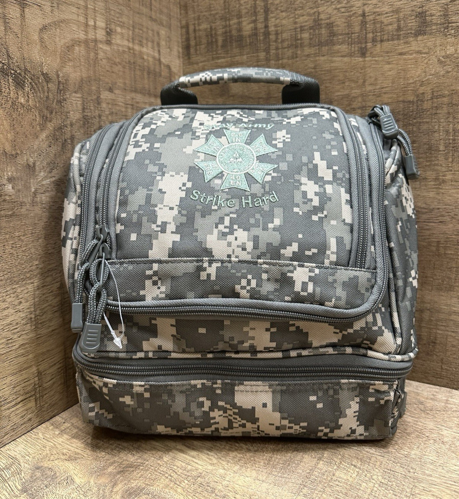 Stay Army, Strike Hard mlitary bag, digital camo