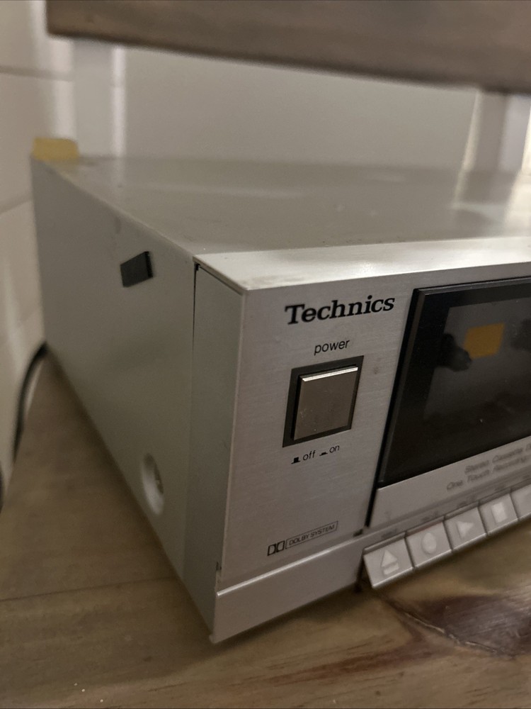 VINTAGE TECHNICS STEREO CASSETTE DECK RS-B12 DOLBY SYSTEM ONE TOUCH RECORD