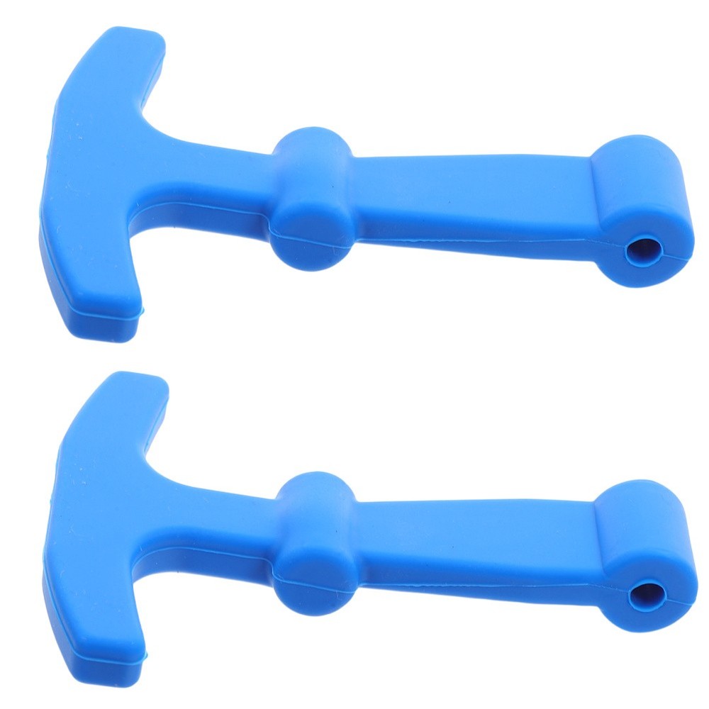 2 Pcs Rubber Latch Handle Cooler Latches Chest Replacement Parts