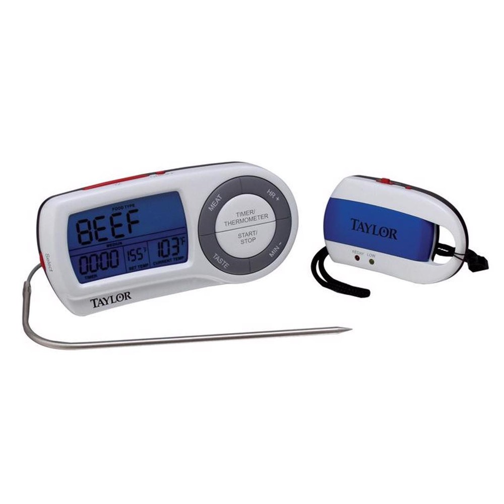 Taylor 1479 Programmable Instant Read Digital Wireless Remote Probe Thermometer