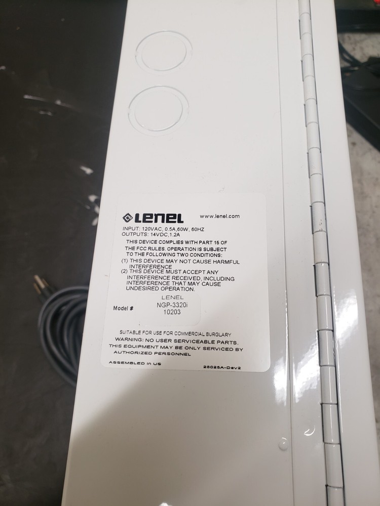 LENEL NGP-3320i Access Control Security Board Controller With Power Supply
