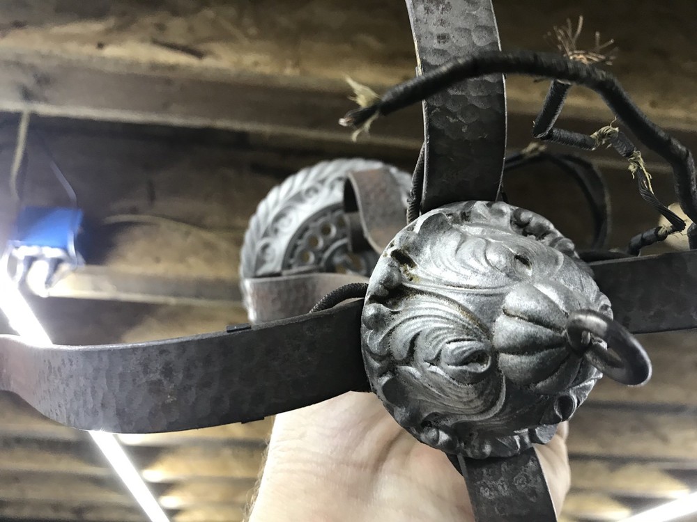 1924 ?? Riddle CO Light Fixture Chandelier #1