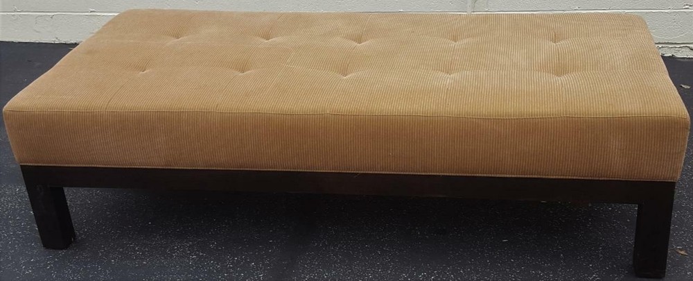 Wonderful Large Size Upholstered Bench Solid Wood Frame - VGC - GREAT BENCH