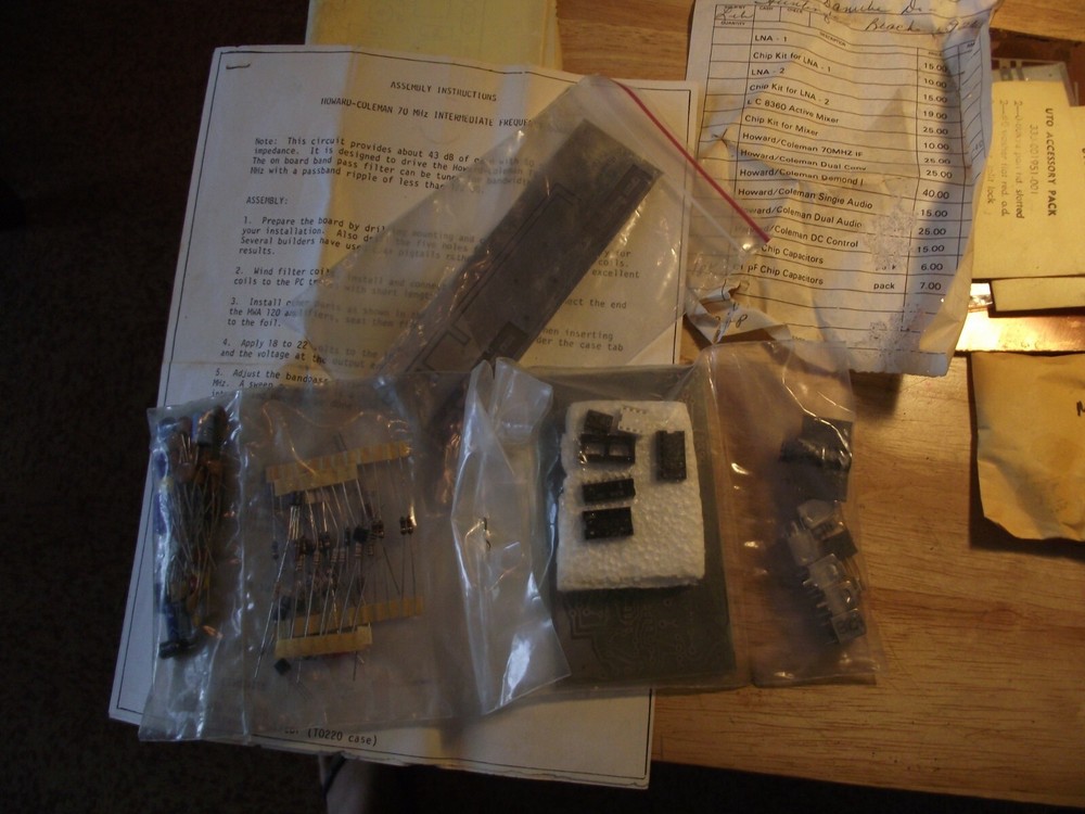 ROBERT - COLEMAN 70MHz INTERMEDIATE FREQUENCY BOARD KIT.