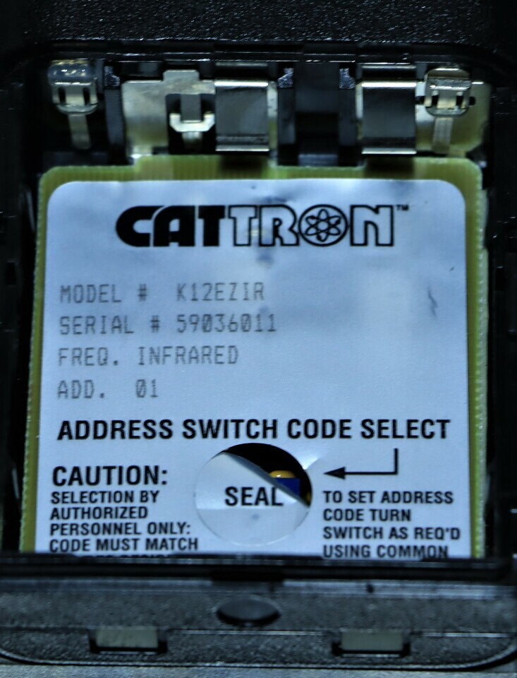 CATTRON K12EZIR CRANE REMOTE OPERATOR CONTROL UNIT