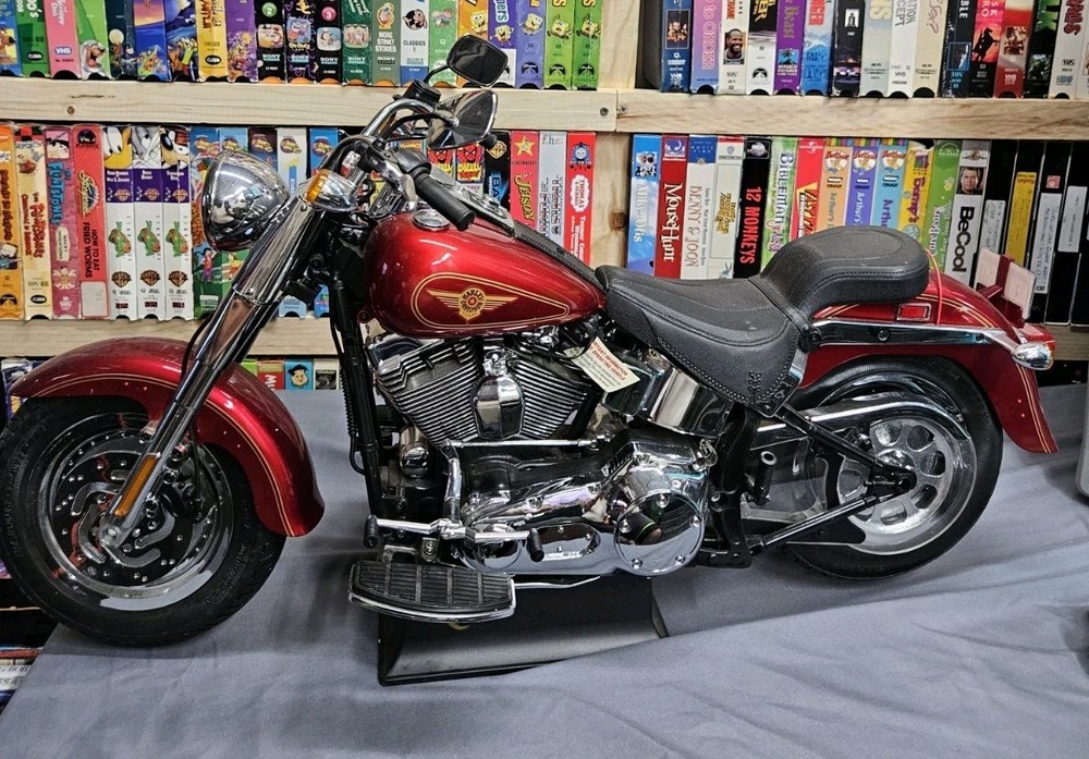 Harley Fat Boy Full Function 9.6V Radio Controlled Motorcycle New Bright Large