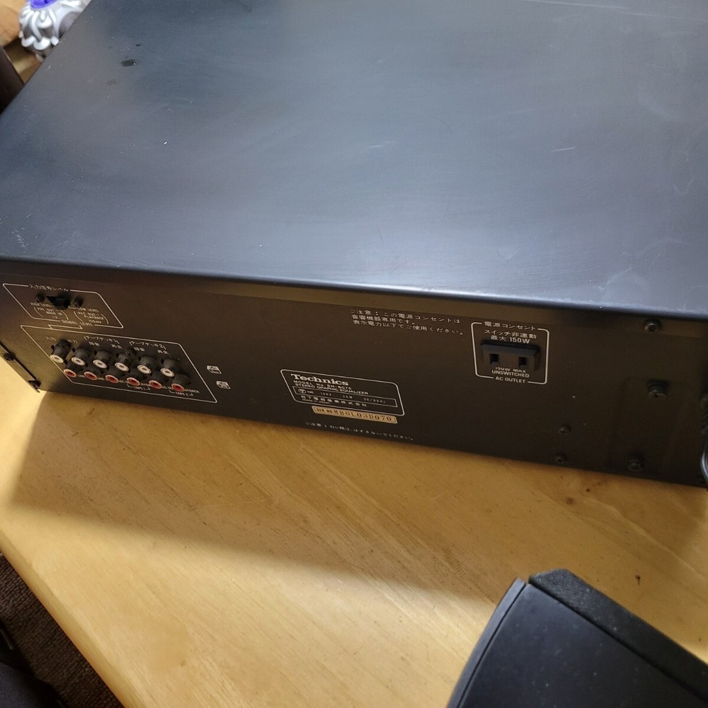 Technics SH-8075 Graphic Equalizer Vintage Audio Unit Used