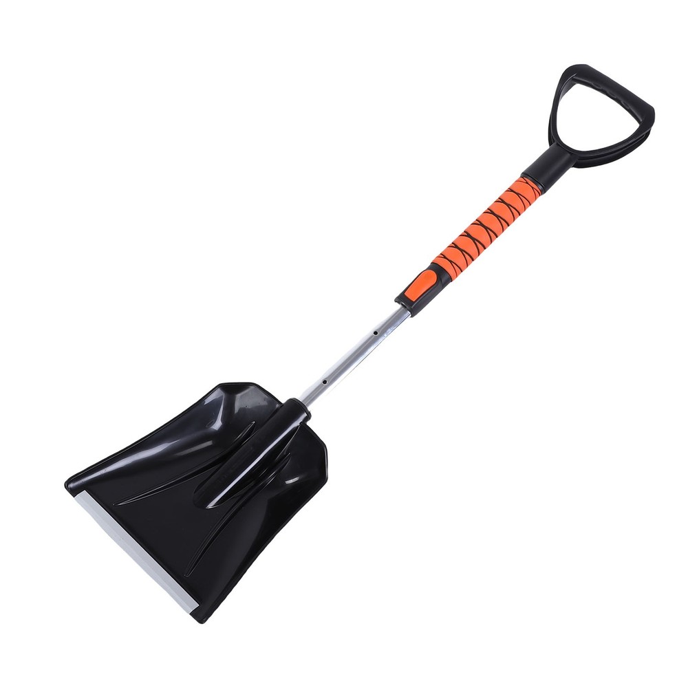 4 In 1 Extendable Snow Brush Ice Scraper For Car Windshield DERL