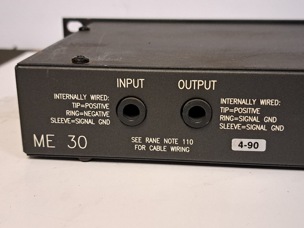 Rane ME30 Fully Tested 30Band Audio Graphic Equalizer