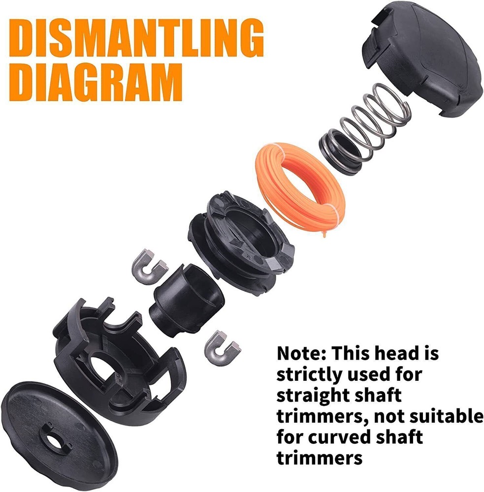 5 Pack String Trimmer Head For Speed Feed 400 For Echo SRM-225 SRM-230 SRM-210