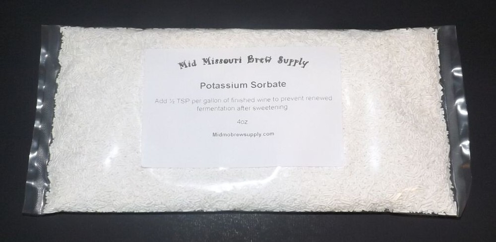 Potassium Sorbate 4oz. FREE SHIPPING