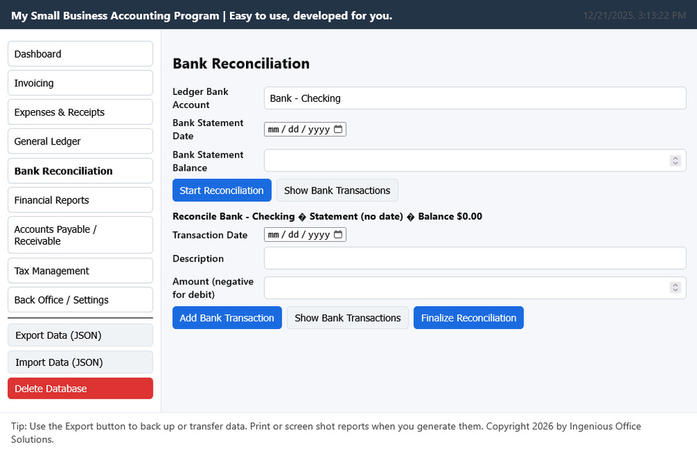 My Small Business Accounting Program Any PC, UNIVERSAL OS, FULL VERSION, CD-r