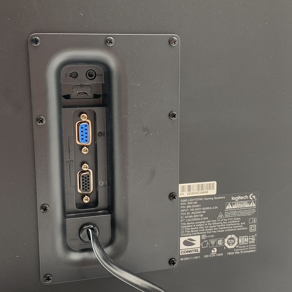 Logitech G560 PC Gaming Speaker System Black - AS IS