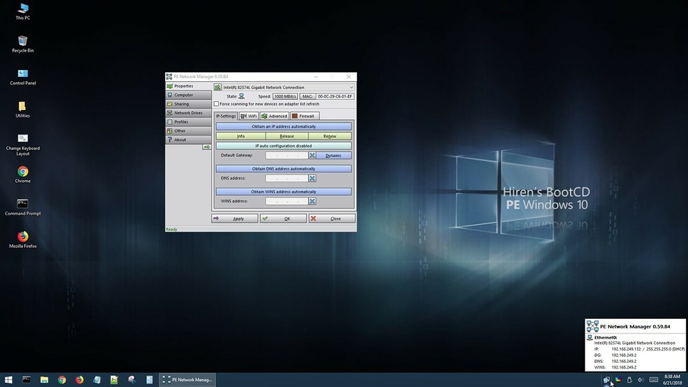 Hiren's version 16.3 Boot CD USB Computer Repair Recovery 4 Windows Bonus tools*