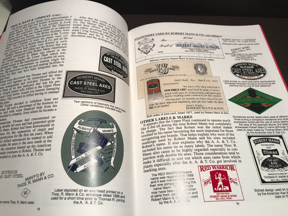 MANN AXE MAKING DYNASTY BOOKLET BY THOMAS LAMOND