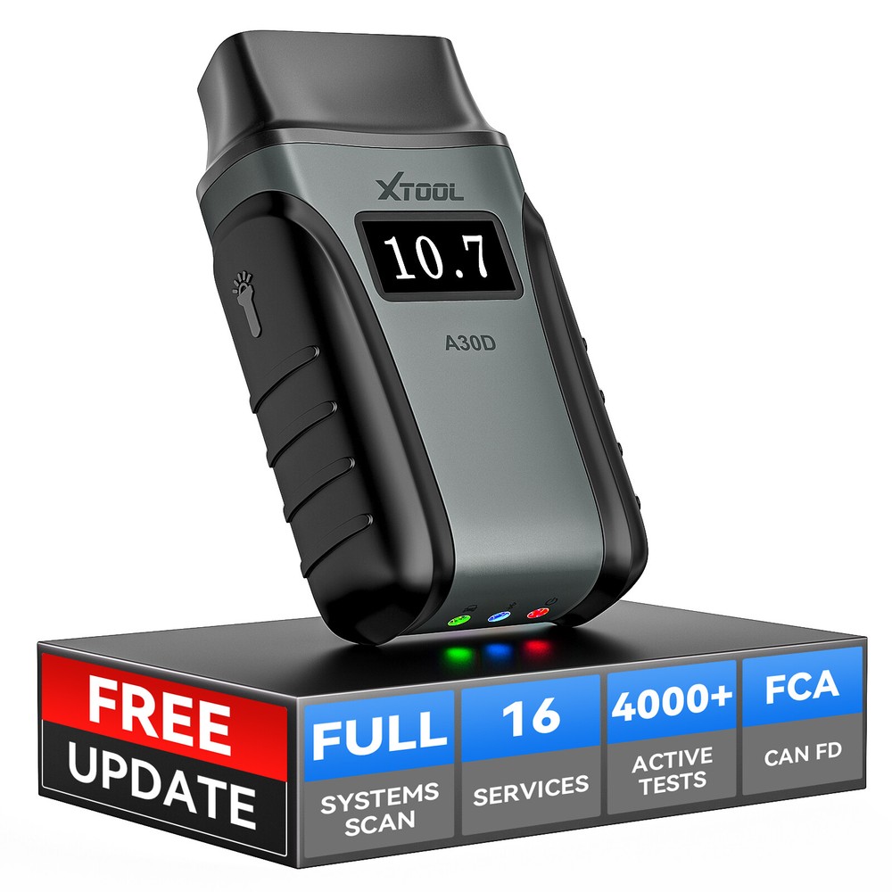 XTOOL A30D V2.0 Wireless OBD2 Scanner Bidirectional Full System Diagnostic Tool
