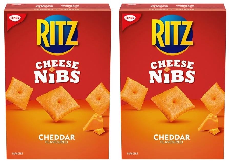 Ritz Cheese Nibs Cheddar Crackers 180g (2 Pack)