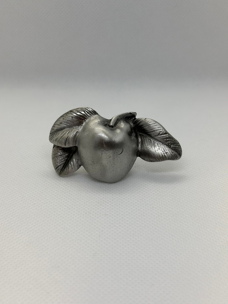 New Apple Knob Satin Pewter