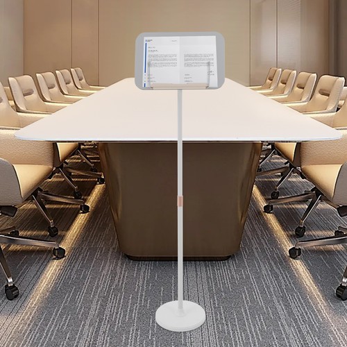 Adjustable Height Floor Lectern Podium Stand for Presentations and Laptops