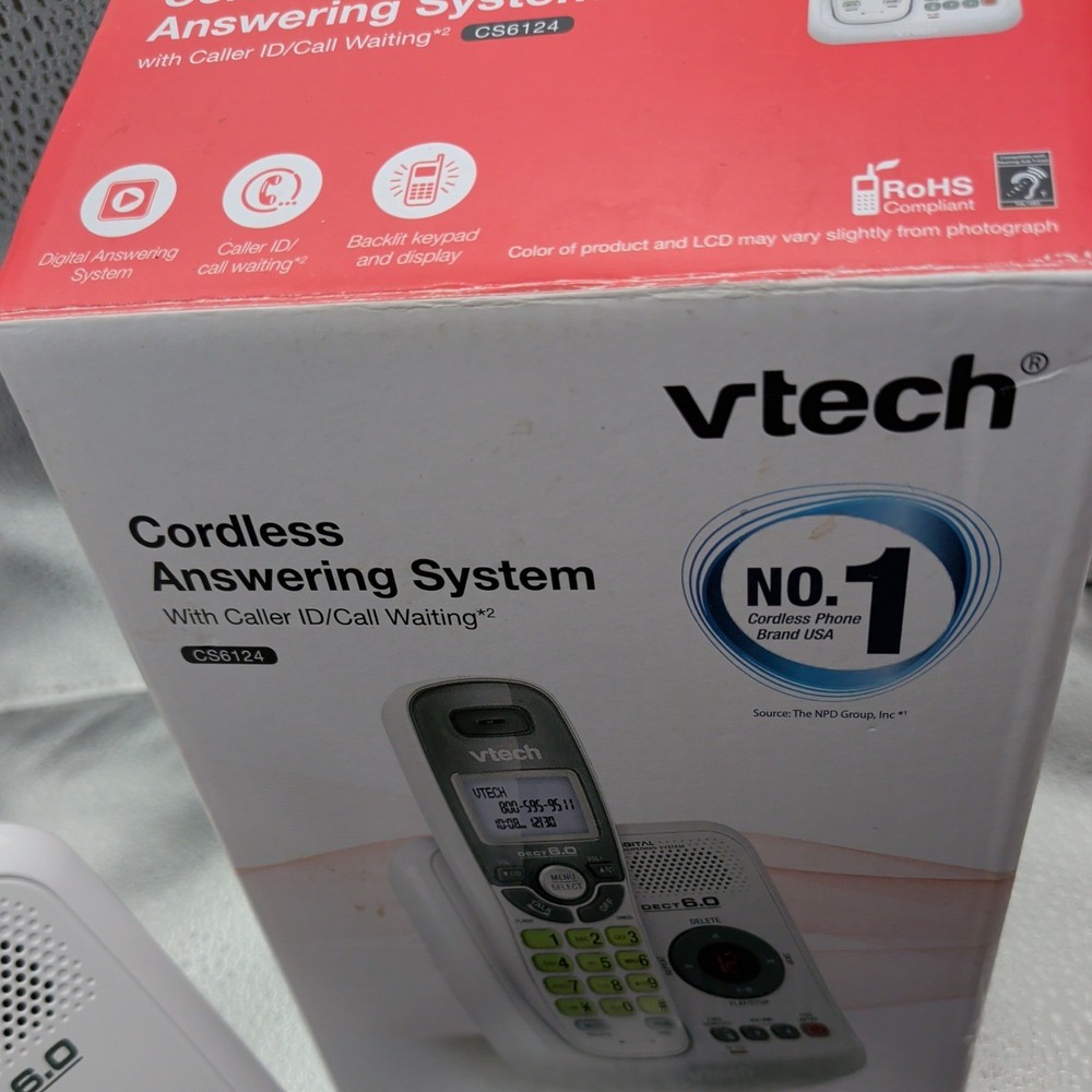 VTech CS6229- Cordless Phone Digital Answering Machine - 00759