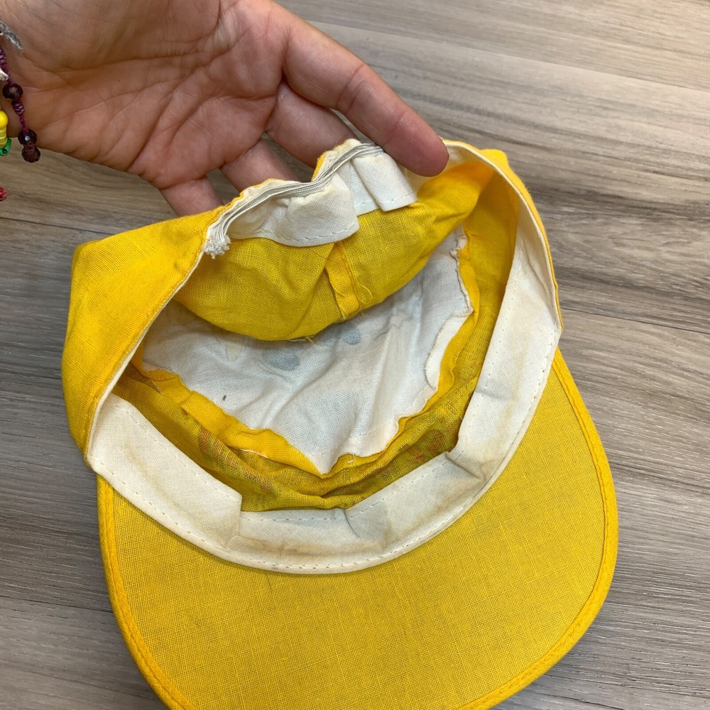 1982 Midway - Pac Man Cereal - Painter Hat "Lets Go Ghost Chompin"